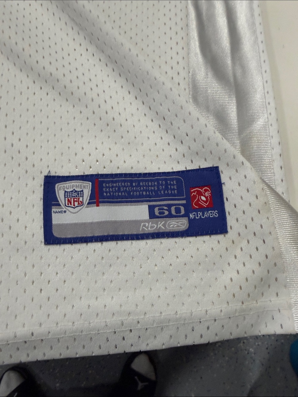Reebok White Mesh NFL Jersey with Royal Blue Patch Tony Romo #9 - Picture 2 of 7